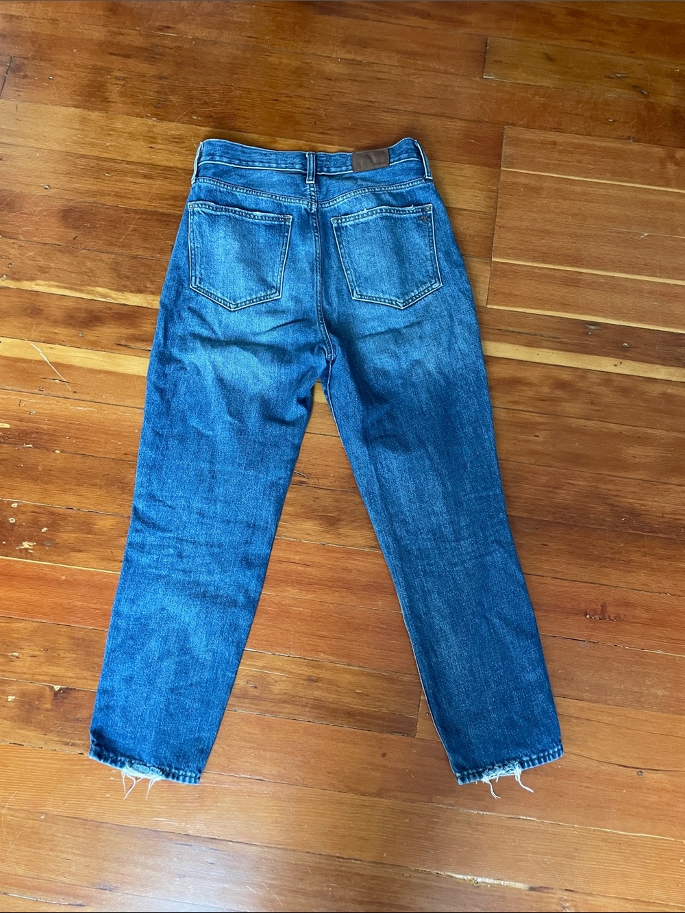 Madewell Blue Straight-Leg Jeans - Picture 3 of 5